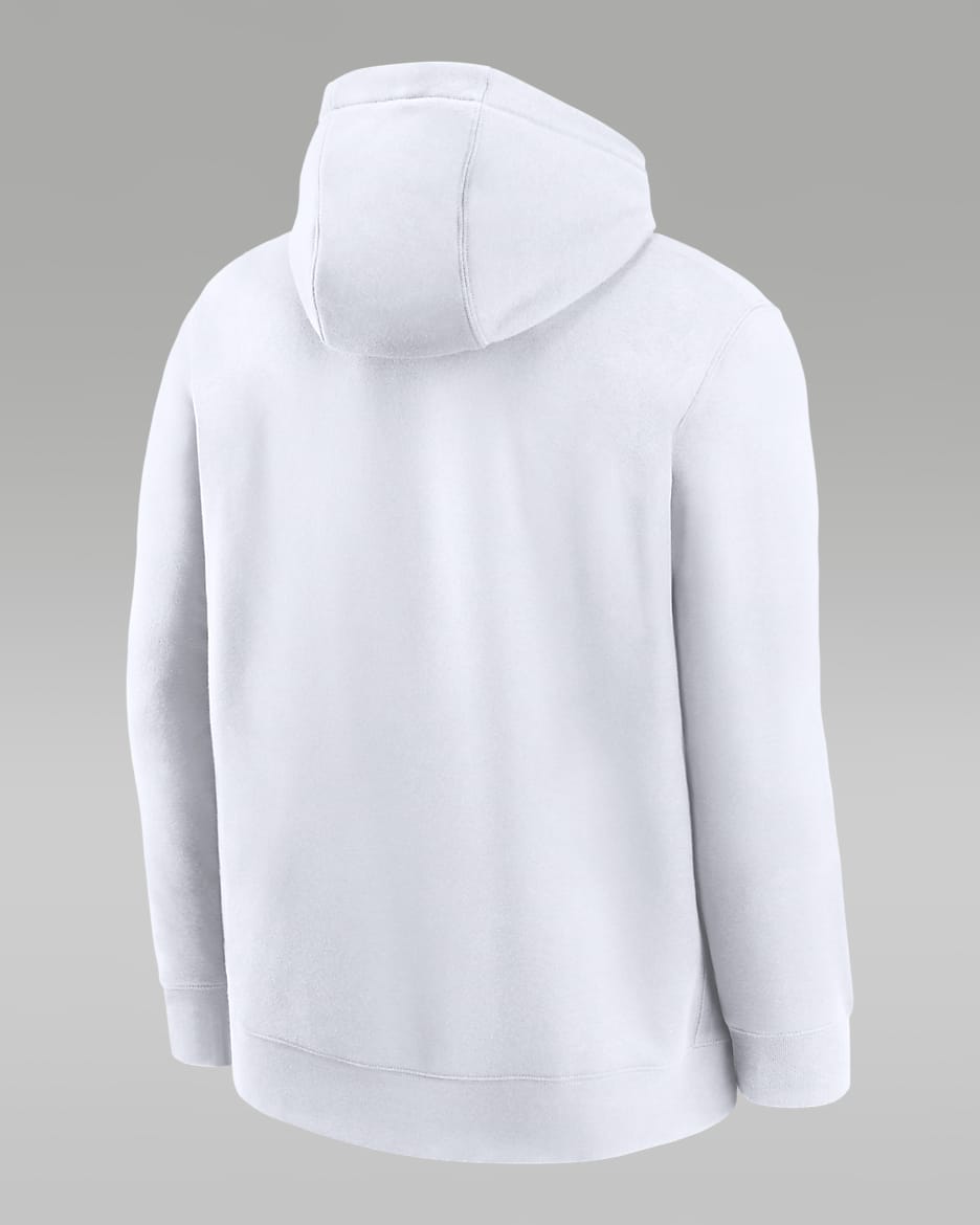 North Carolina Tar Heels Statement Wordmark Lockup Heavyweight Men s Jordan College Pullover Hoodie. Nike